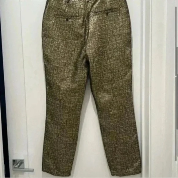 Michael Costello Metallic Gold Pants Revolve - Picture 4 of 9